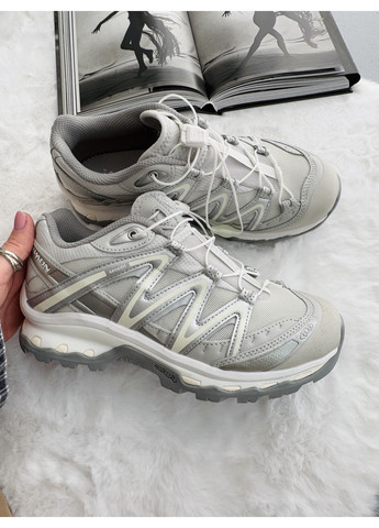 КРОССОВКИ ЖЕНСКИЕ SALOMON XT-QUEST GREY / WHITE САЛОМОН XT-6 No Brand серые демисезоны (368858297)