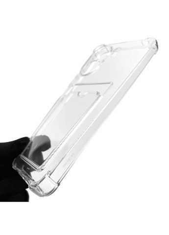 Чохол для Redmi 13C з бронь кутами з кишенею для карток k-pop на сяомі редмі 13с прозорий Xiaomi (366019345)