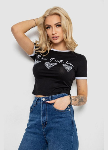 Футболка-топ жіноча з принтом,, 244R504 Ager - (329439044)