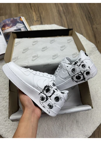 Цветные летние кроссовки nike air force 1 low х comme des garçons supreme найк аир форс 1 No Brand