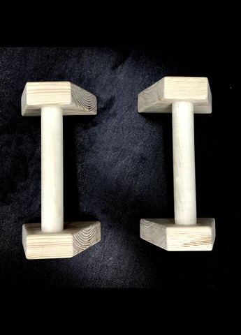 Упоры для отжиманий (паралетсы) из дерева Домингуш бланже (ПРЛ-000701) No Brand (328225396)