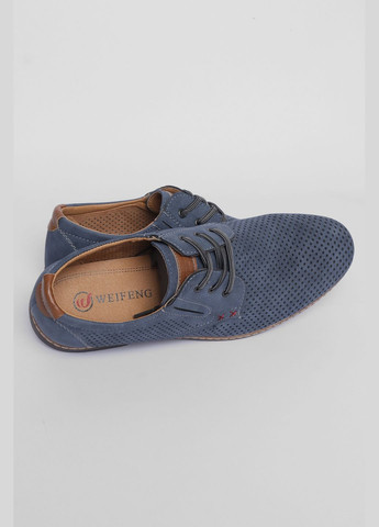 Туфлі чоловічі темно-синього кольору Let's Shop (301764062)