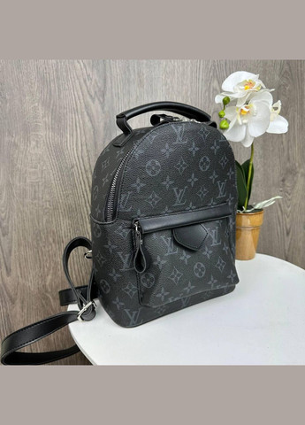 Якісний жіночий мінірюкзачок для дівчат — прогулянковий під Луї Вітон Чорний No Brand (334730011)
