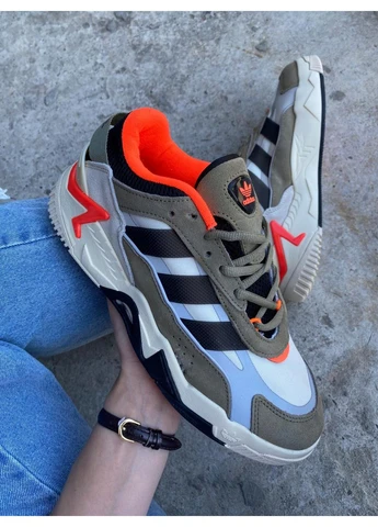 КРОССОВКИ ЖЕНСКИЕ ADIDAS NITEBALL II ORBIT GREEN ORANGE АДИДАС НАЙТБОЛ ЗЕЛЕНЫЕ No Brand зелёные демисезоны (391937970)
