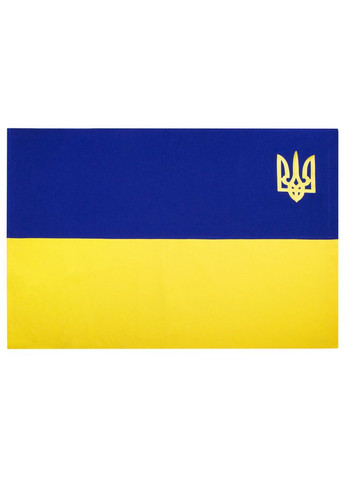 Прапор України з вишивкою 90х135 см TM габардин IDEIA (275870435)