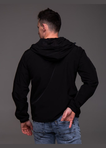 Черная демисезонная ветровка No Brand