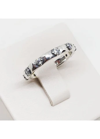 Кольцо серебряное с кубическим цирконием 17 2,48 No Brand (382676908)