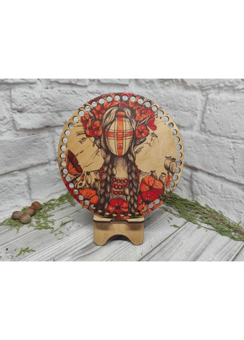 Круглое донышко с рисунком для корзин (Фанера) Мотанка No Brand (361203202)