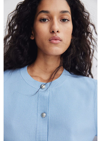 Голубой демисезонный кардиган H&M