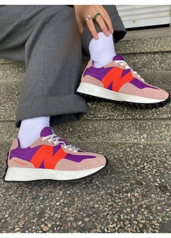 КРОСІВКИ ЖІНОЧІ NEW BALANCE 327 PURPLE НЬЮ БЕЛАНС 327 ФІОЛЕТОВІ No Brand фіолетові демісезони (391018566)