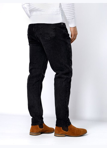 Темно-серые зимние мужские джинсы, утепленные, мом цвет темно-серый цб-00233107 Redman