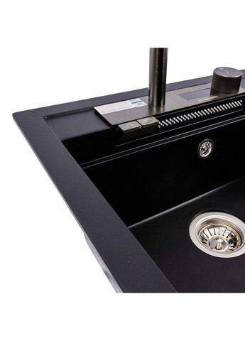 Гранитная мойка 5149 VIVA (чёрная) Valeso (353495413)