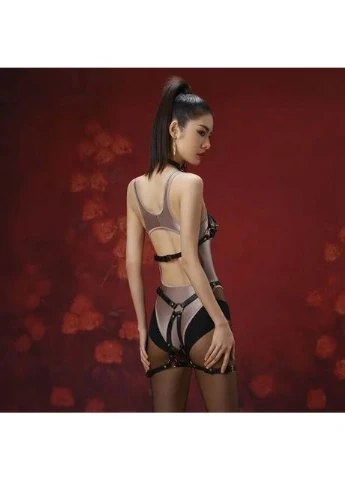 Сбруя зі страпоном SEVANDA Queen Sheba Set with Pink Dildo Lockink (395734868)