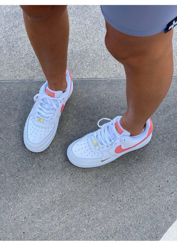 Розовые демисезонные кроссовки мужские nike air force 1 07 rust pink найк аир форс 1 премиум No Brand