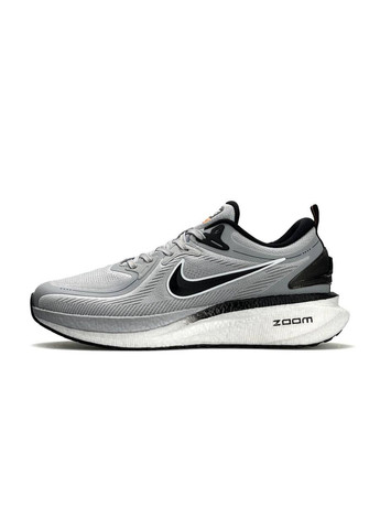 Сірі Літні кросівки чоловічі nike No Brand Air Zoom Pegasus Grey Black