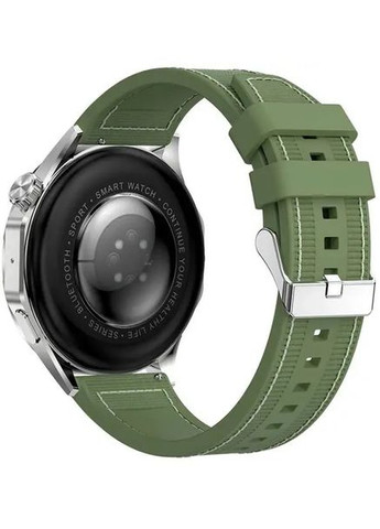 Смарт-часы Watch 4 AMOLED Screen Smart Sports Call Watch серебристые зеленый ремешок XO (353309012)