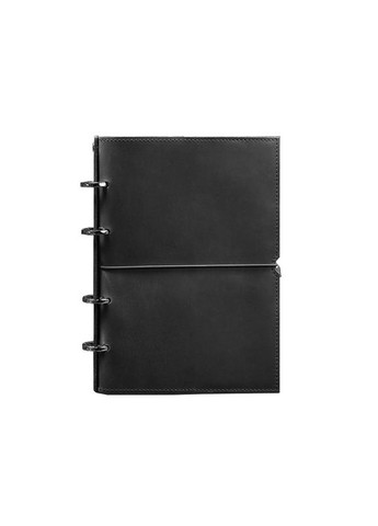 Кожаный блокнот А5 на кольцах (софт-бук) 9.0 в мягкой чёрной обложке (A-026827) BlankNote (328961689)
