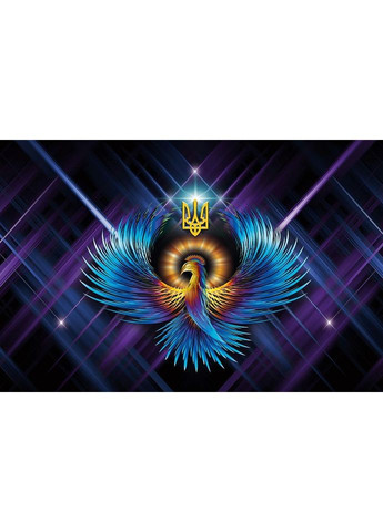 Наклейка на капот 3D TUNING STUDIO Тризуб фенікс 1500х1200х0.15мм No Brand (362499059)