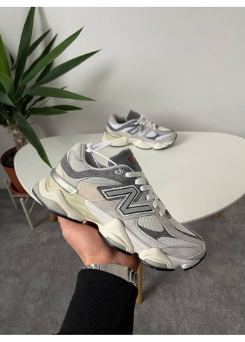 Кроссовки женские и мужские New Balance 9060 grey | Нью Беланс 9060 серые No Brand серые демисезоны (361947237)