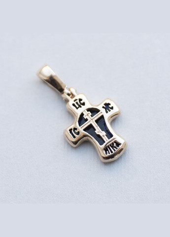 Золотой православный крестик (эмаль) п03076с Oniks (264022530)