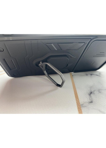 Силіконовий чохол із слайд-камерою та кільцем-підставкою для Samsung Galaxy A32 Чорний Creative (359499651)