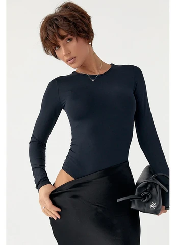 Эластичное однотонное боди цвет, S (есть размеры) No Brand (386407606)