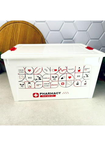 Аптечка-органайзер для зберігання ліків 18 л Алеана (364195605)