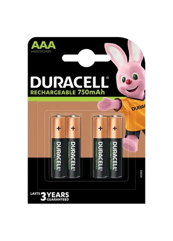 Акумулятор AAA HR03 750mAh * 4 (m66857) Duracell AAA HR03 750mAh * 4 (377777397)