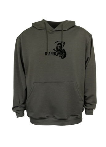 Худи Оникс двунитка хаки с принтом Black Series №76 2-х сторонний принт шелкография р. S 4PROFI (362694605)