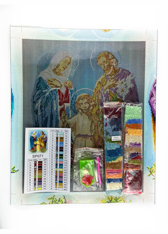 Набор алмазной жывописи 40х50 Икона Святое семейство SP071 ColorArt (299772281)