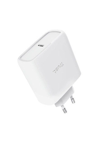 Зарядне пристрій мережевий Maxo 65Вт, GaN, USB-C PD/PPS, білий Trust (360605604)