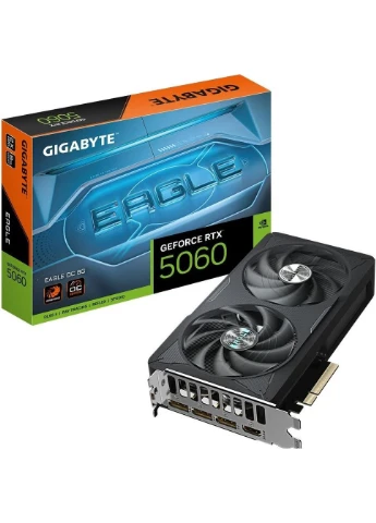 Видеокарта GeForce RTX 5060 8GB GDDR7 EAGLE OC (GV-N5060EAGLE OC-8GD) Gigabyte (380619612)
