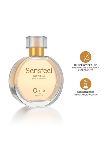 Жіночі парфуми з феромонами Sensfeel for Woman (50 мл), квітково-фруктовий аромат Orgie (324272088)