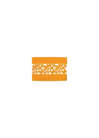 Подставка на стол Цветы 30х45 см фетр оранжевый 4104 No Brand (272149807)