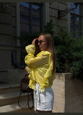 Жёлтая женская блузка FINO Mode