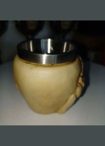 Стакан рюмка готическая каменная скелет ничего не вижу хоррор+подарок No Brand (342384819)