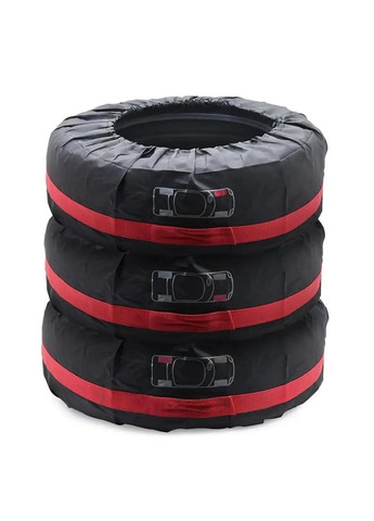 Комплект набор чехлов с ручками для хранения переноски автомобильных колес шин запаски 4 шт (476768-Prob) R15-R18 Unbranded (290663815)