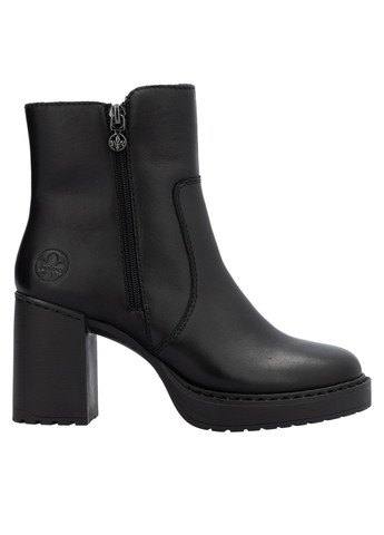 Чорні зимня зимові ботильйони Rieker