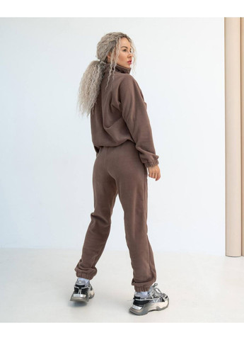 Теплий жіночий флісовий костюм No Brand (370774604)