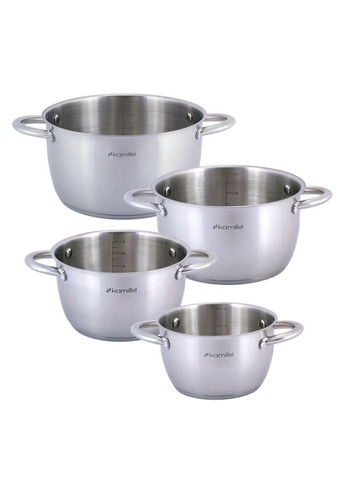 Набор кастрюль KM-4904 8 предметов Kamille (319551635)