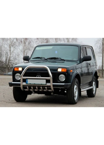 Кенгурятник QT007 (нерж.) для Lada Niva та Urban 1977- рр CAN (389049486)