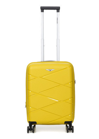 Чемодан малый S полипропилен жёлтый 55х38х24+5см/49л/3кг/ 289 WORLDLINE (324802225)
