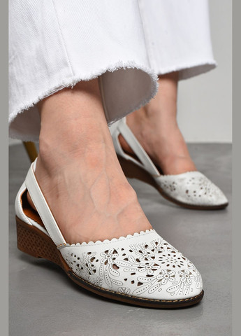 Туфлі жіночі білого кольору Let's Shop (290255321)