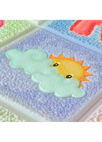 Набір панелей стінових 3D 700х1400х4мм Абетка (2шт) love-shopping Sticker Wall (354661023)