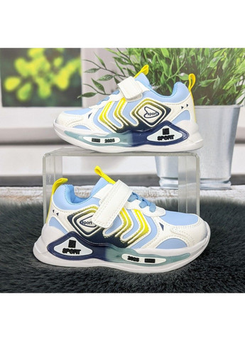 Голубые демисезонные кроссовки подростковые Леопард