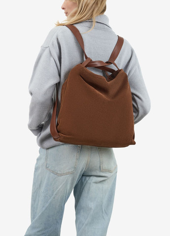 Сумка-рюкзак жіноча замшева шоппер велика Shopper Regina Notte (369446266)