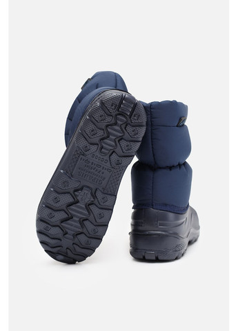 Темно-синие зимние дутики для мальчика цвет темно-синий цб-00282716 Gipanis