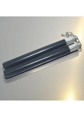 Нунчаки тренировочные нунчаку резиновые на стальной цепи Черные 3_10_0_1C No Brand (369924287)