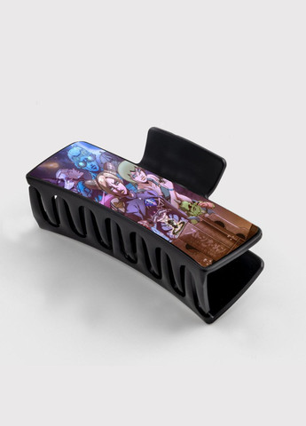 Заколка крабик для волос Аниме Невероятные приключения ДжоДжо #0007 черный No Brand (315630861)