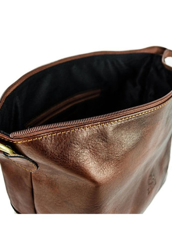 Шкіряна косметичка для жінок - Autumn Leaves - Коричневий колір - 5202201W Time Resistance (316192896)